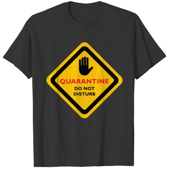 quarantine badge design T-shirt