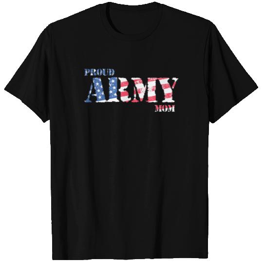 Army Mom Proud Soldier USA Mothers Day Gift T Shirts