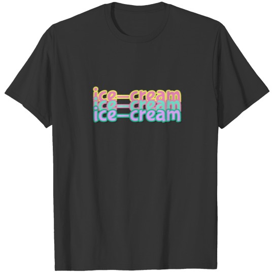 ice Cream Pastel Printed T-shirt