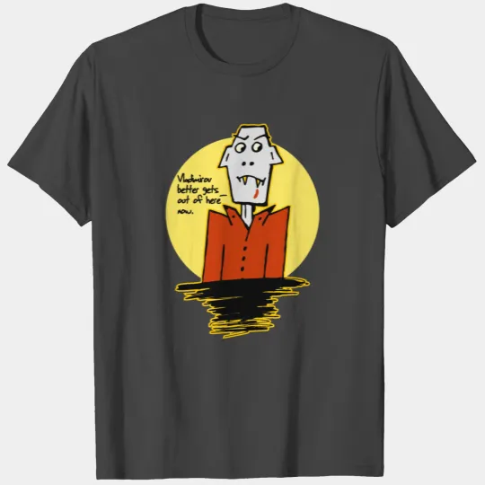 Nosferatu Dude vanishing before sunrise - Vampire T Shirts