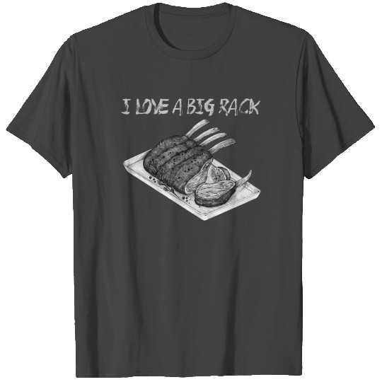 Big Rack Meat Lover Sunday Barbecue Steak Grilling T Shirts