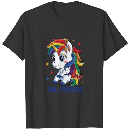 Ew People Unicorn Design T-shirt
