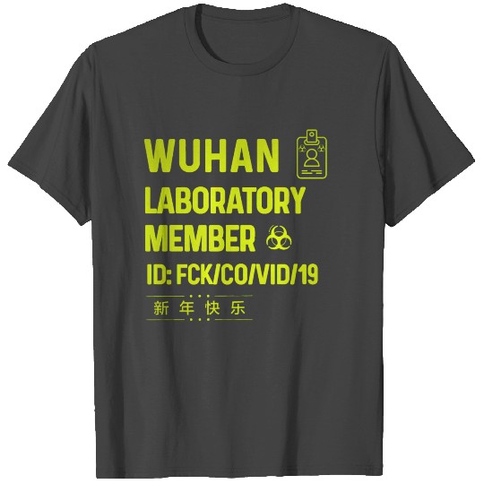Wuhan Laboratory Corona Virus Coronavirus usa T Shirts