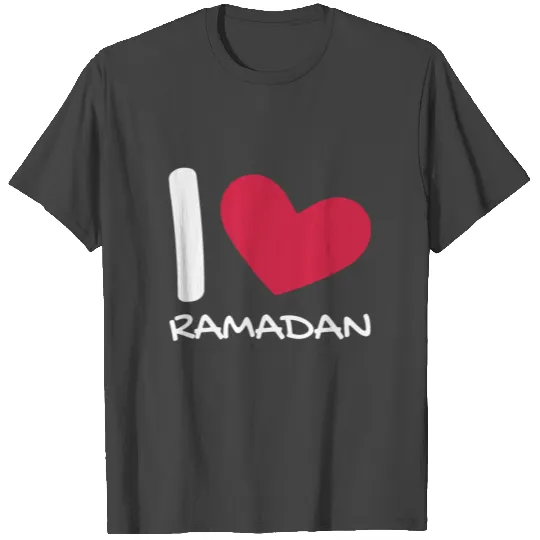 I love Ramadan gift heart T Shirts