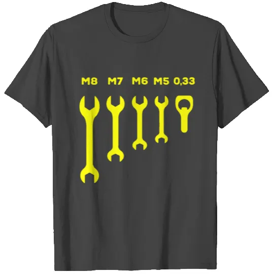 wrench jaws panner beer car mechanic T Shirts