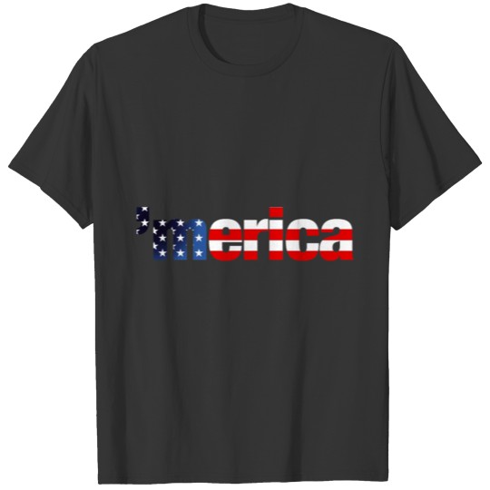 Merica American Flag, 4th of July Independence Day T-shirt