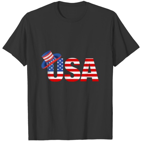 USA Flag Memorial Day, 4th of July Patriotic Shirt T-shirt
