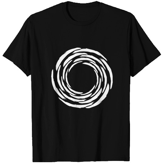 Circle swirl round pattern symbol T Shirts