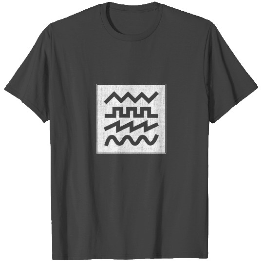 Synthesizer Waveform for Electronic Musician T Shirts