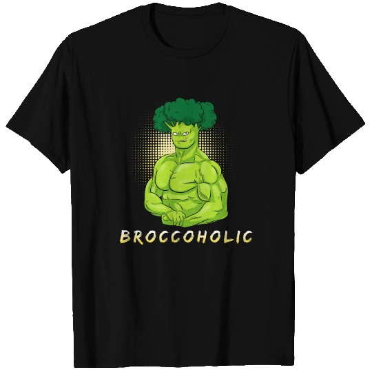 Broccoli Broccoholic Vegetable T Shirts