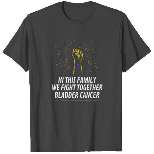 Bladder Cancer Awareness Fight Cancer Ribbon T Shirts