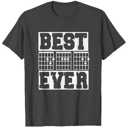 Best Dad Ever Guitar Chord Dad T Shirts