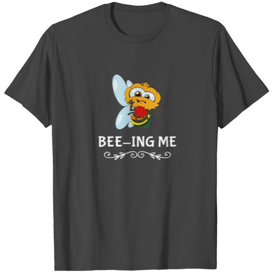 LGBTQ Gay Pride Cute Bee Fun Inspirational Quote T Shirts