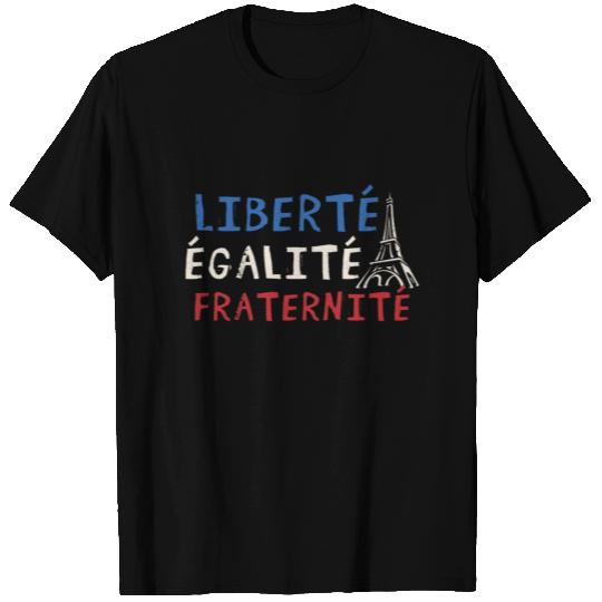 Liberte Egalite Fraternite Bastillé Day 2020 T Shirts