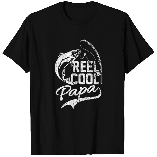 Fishing Dad Papa Father's Day Fishing T Shirts