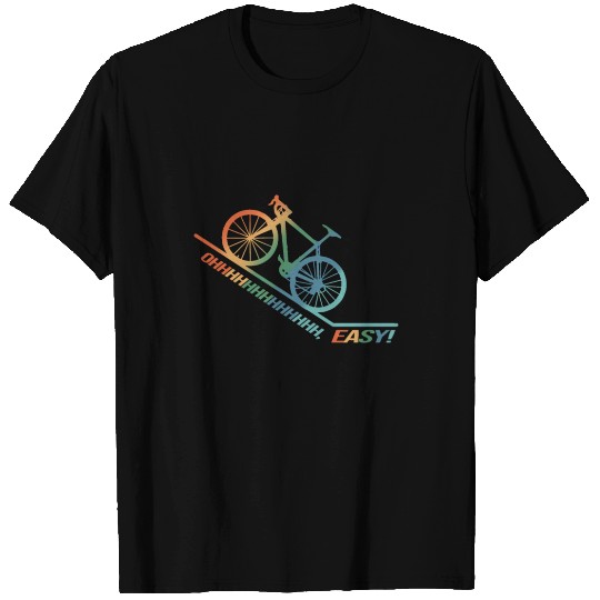 Oh Easy Funny Cycling Retro Gift For Cyclist T Shirts