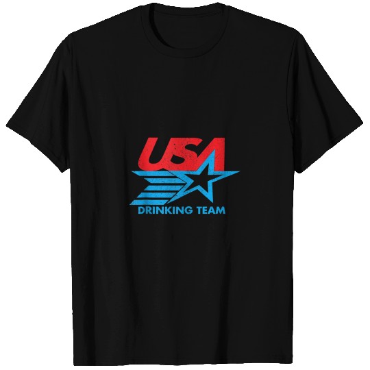Usa Drinking Team 4th of July Independence T Shirts
