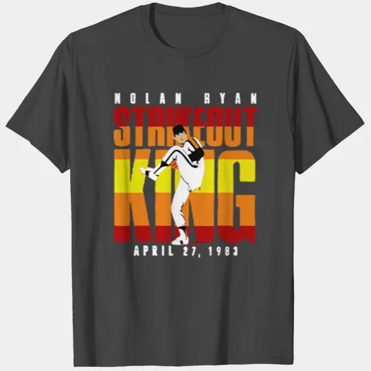 Longsleeve Nolan Ryan T Shirts Strikeout King Houston