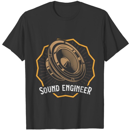 Sound Engineer Vintage Retro Stage Crew Gifts T Shirts