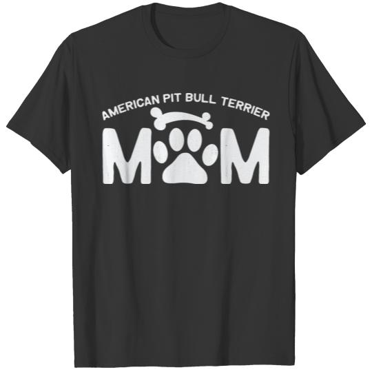 American Pit Bull Terrier Dog Mom T Shirts Gifts