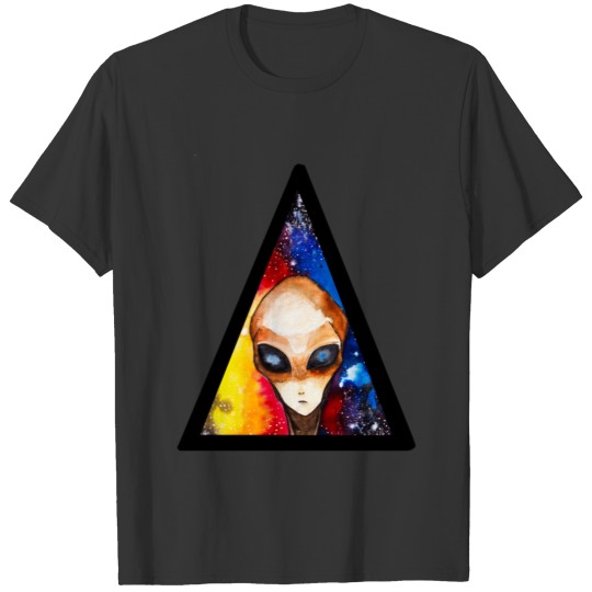 Alien water color T-shirt