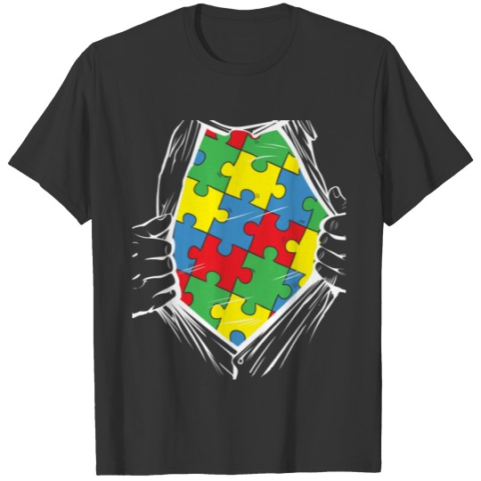 Autism Superhero Special Education Teacher T-shirt