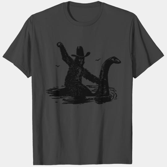 Funny Cool Bigfoot Hilarious Loch Ness T Shirts