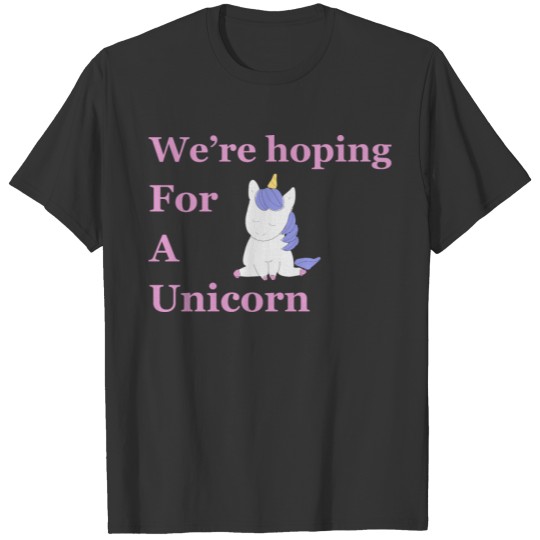 baby coming unicorn T Shirts