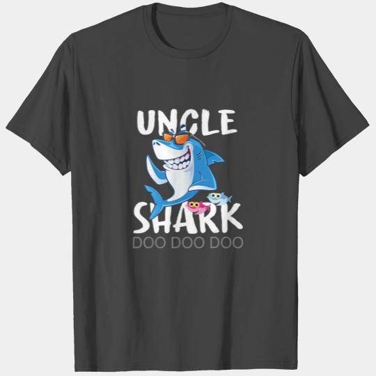 Mens uncle shark fathers day gift from wife son T Shirts