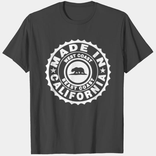 Made In California West Coast Beast Coast T Shirts