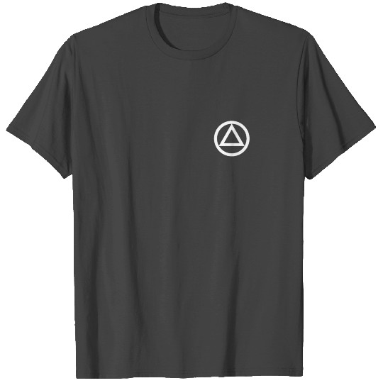 Alcoholics Anonymous Symbol Sobriety Living Sober T Shirts