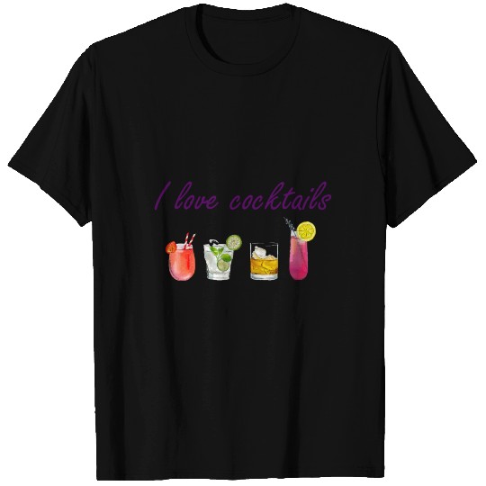 I love cocktails T Shirts