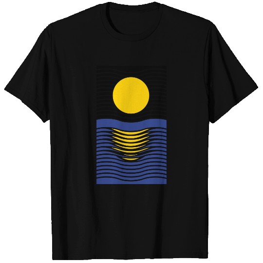 Full moon night T Shirts