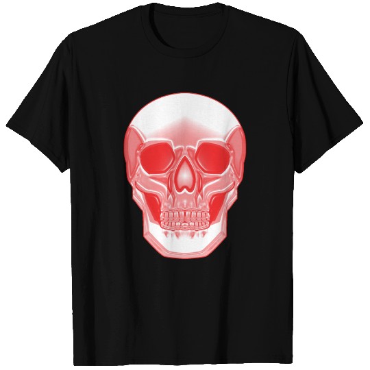 Red Crystal Skull T Shirts
