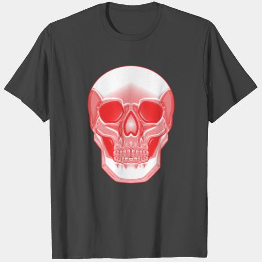 Red Crystal Skull T Shirts
