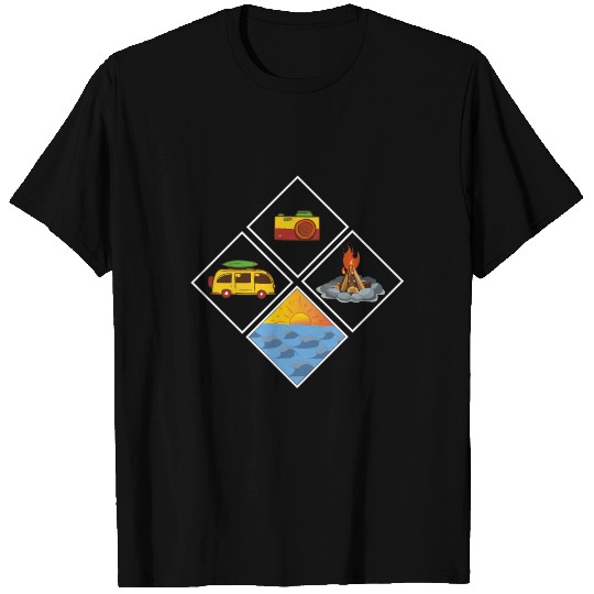 keep it simple Van life Photographer beach hippies T Shirts