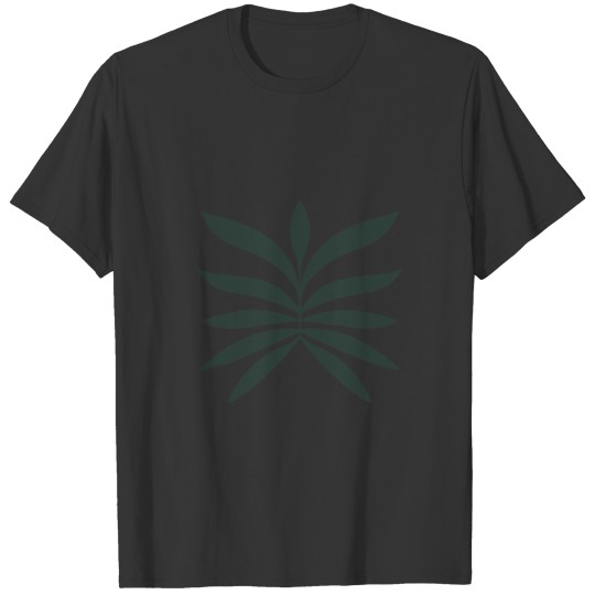 Dope faded herb print T-shirt