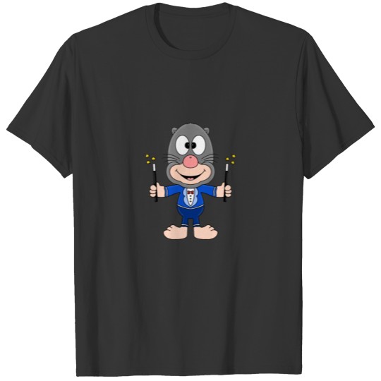 Funny Mole - Wizard - Magician - Fun T Shirts