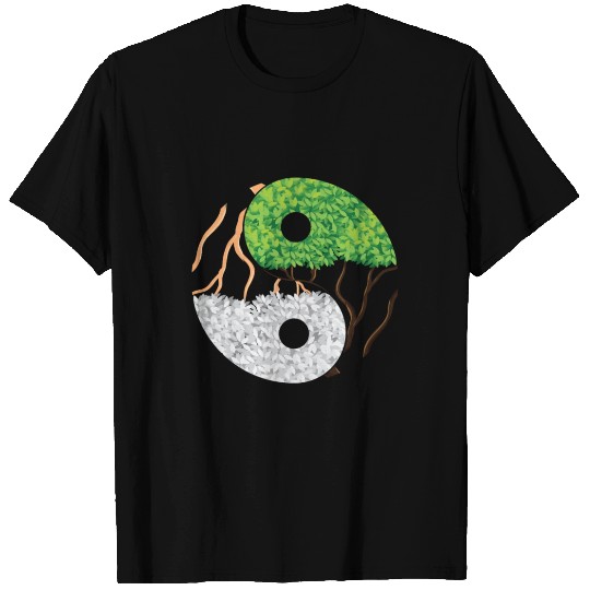 Yin Yang Tree Of Life T Shirts