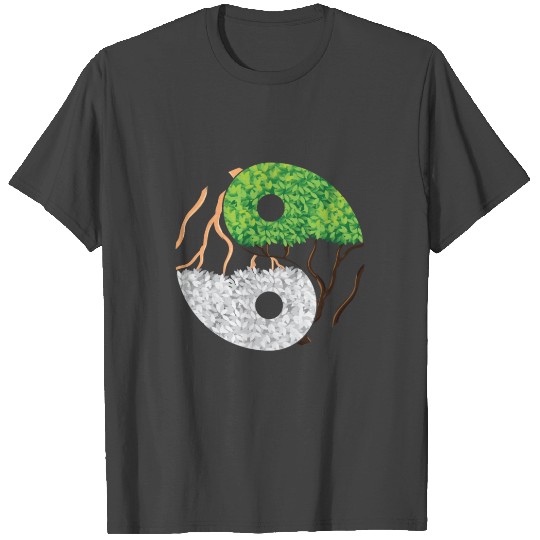 Yin Yang Tree Of Life T Shirts