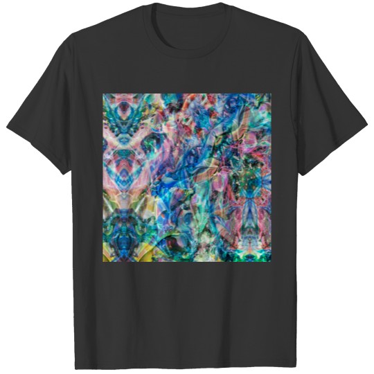 Multicolored abstract painting T Shirts
