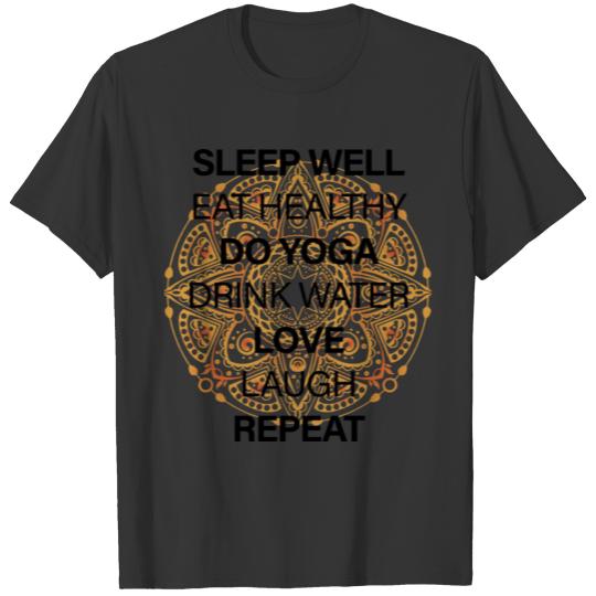 Yoga quote with Mandala T-shirt