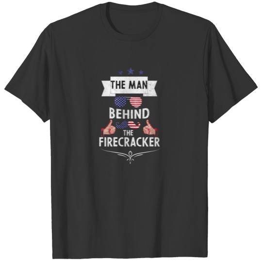 The Man Behind The firecracker T-shirt