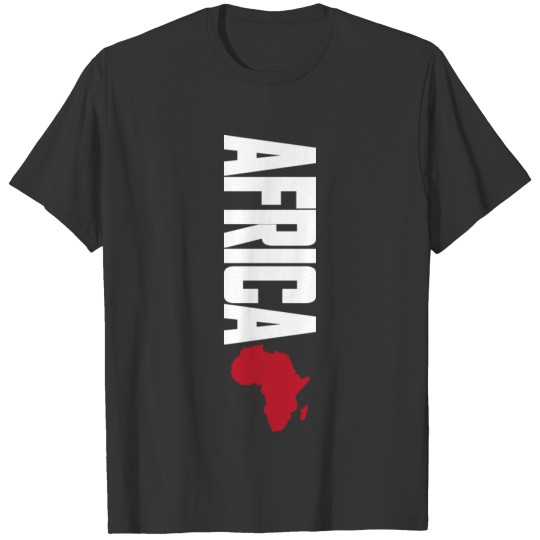 African pride with Africa map T-shirt