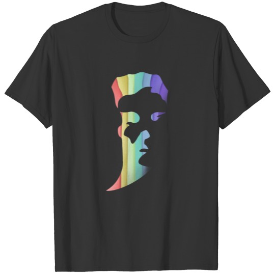The rainbow man (short hair) T Shirts