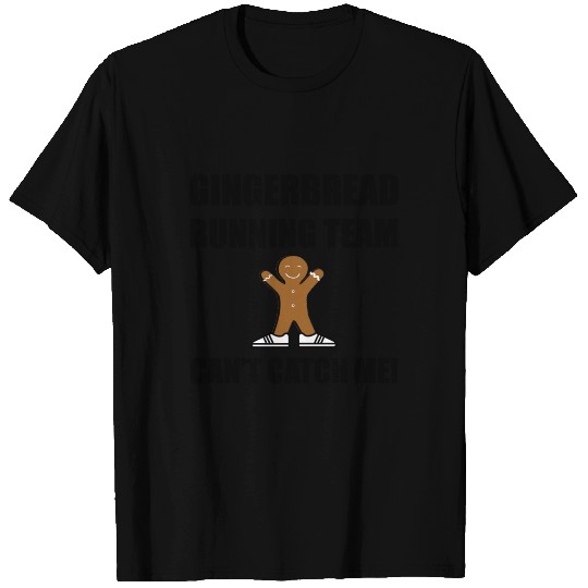 Gingerbread Running Team Funny T Shirts