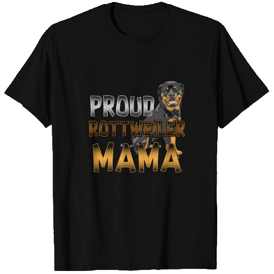 Proud Rottweiler Mom T Shirts