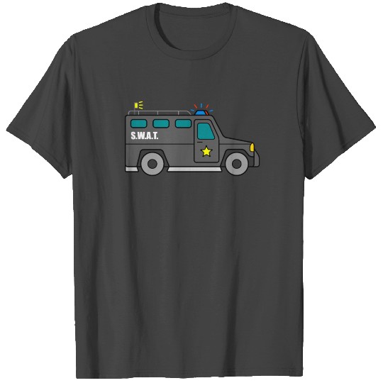 SWAT Car Armoured Police Vehicle T Shirts