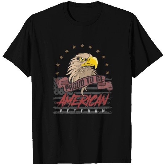 american eagle, Proud to be American veteran T Shirts