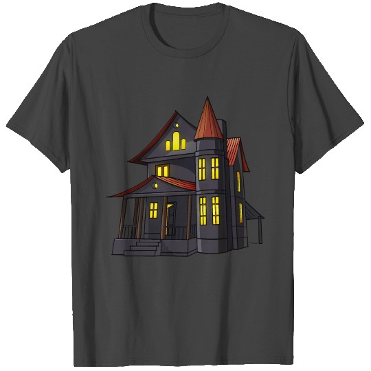 Haunted House By Night T Shirts
